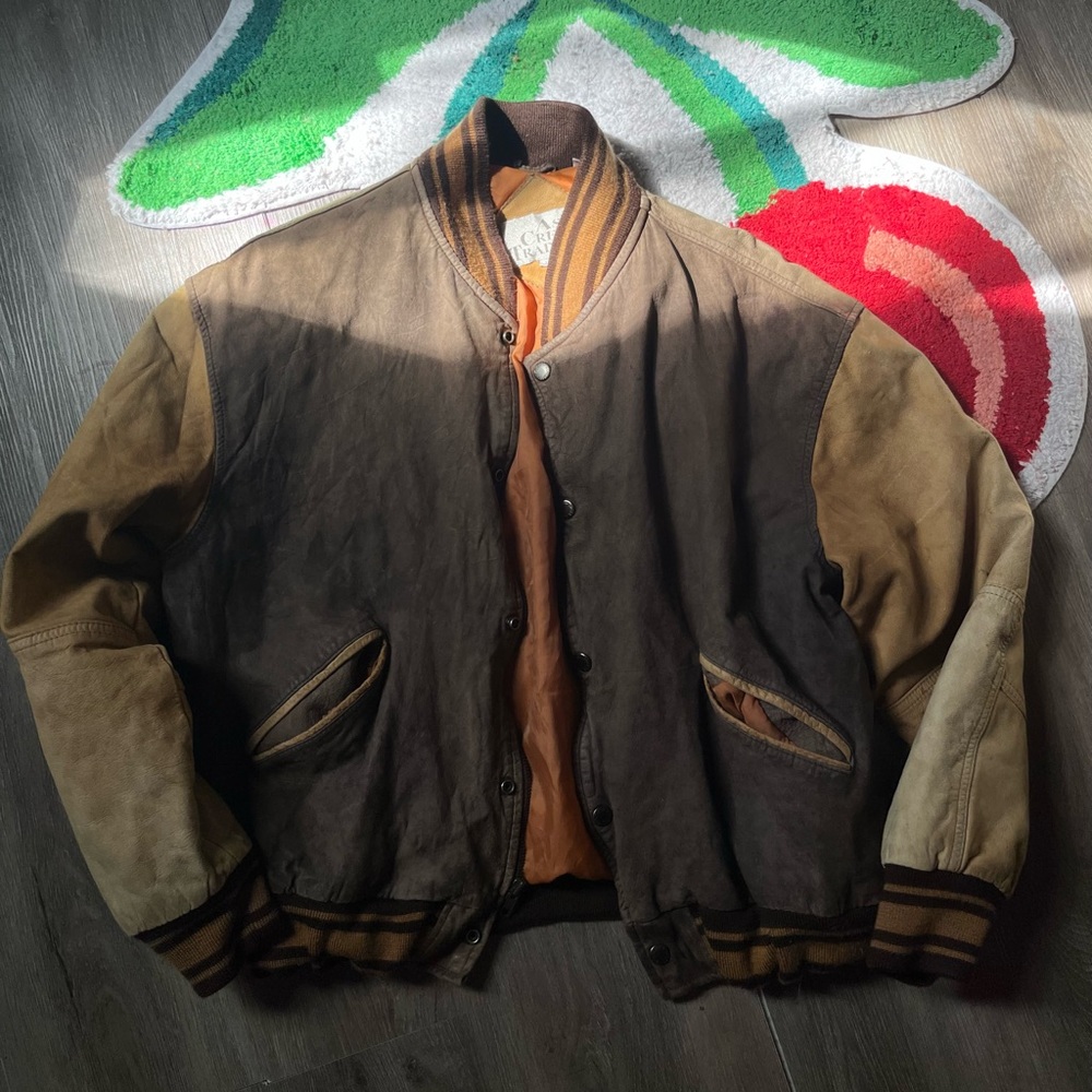 ✨vintage✨ ash creek trading leather jacket.